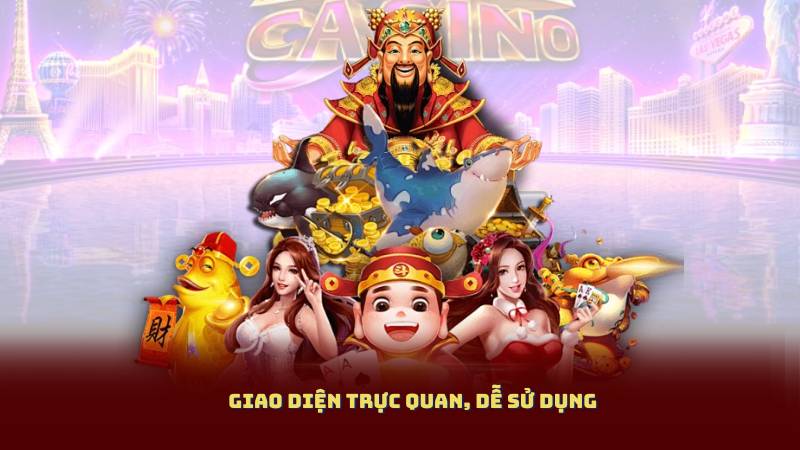 Giao diện trực quan, dễ sử dụng